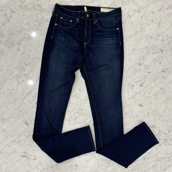 Rag & Bone High Rise Skinny Jeans - Bedford Size 29 - Picture 1 of 6